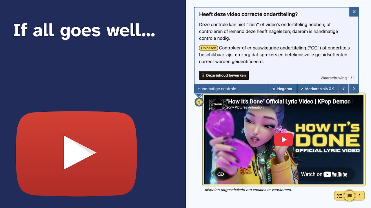 YouTube: Getting the most out of Editoria11y v3
